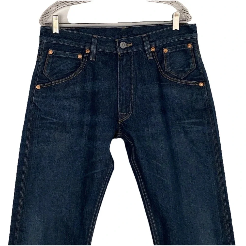 Levi's 514 Jeans Mens 36x34 Medium Wash Blue Denim Straight Leg Low Rise‎ Pants